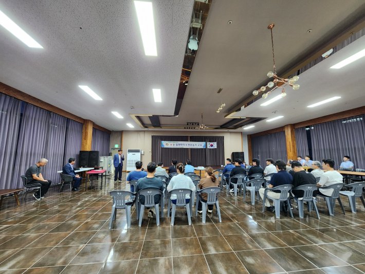 공주지역 9월 월례회의 및 한돈농가 교육