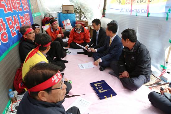 양승조 의원, 주이석 검역본부장 방문