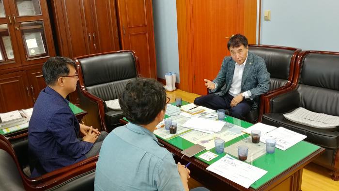 하태식회장, 도축장 방문_