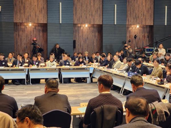 이기홍 회장, 농식품부 장관 주재 업무보고 및 신년 인사회 참석