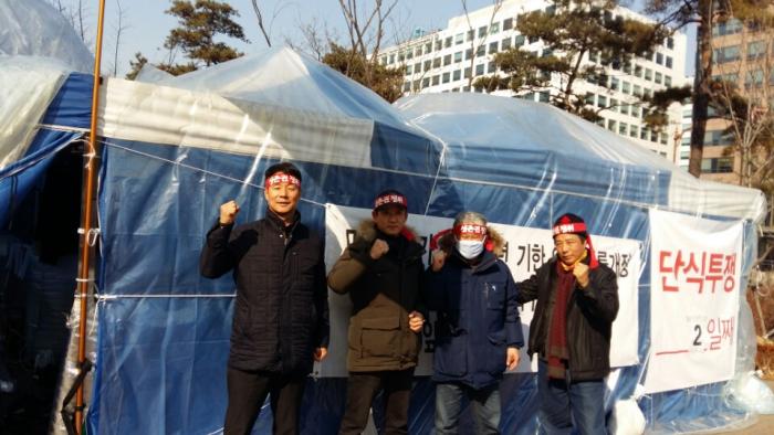[0209]미허가축사 적법화 천막농성장 전남도협의회 방문 등
