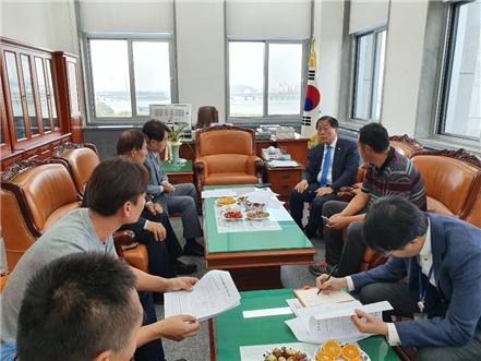 하태식 회장, 10월 4일 파주 지역구 윤후덕 의원에 ASF 보상책 건의