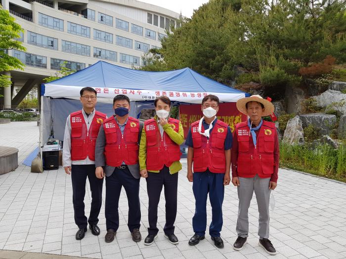 (0511 한돈산업 사수·생존권 쟁취 1인 시위 현장